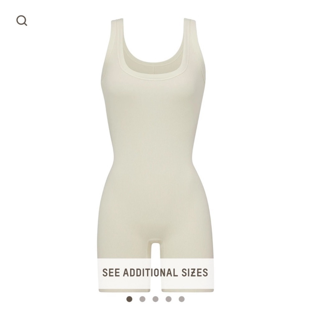 Cotton Rib Onesie Bone